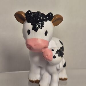 Fisher Price Little People Cow with Calf Mama Cow And Baby